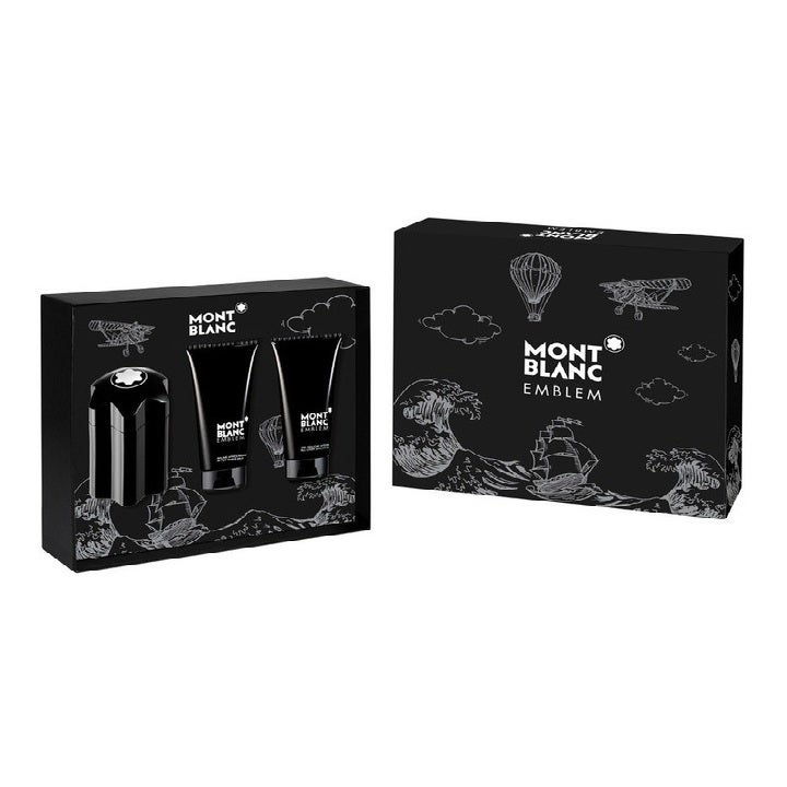 מארז לגבר מון בלאן אמבלם - Mont Blanc Emblem Men's 3 piece Set