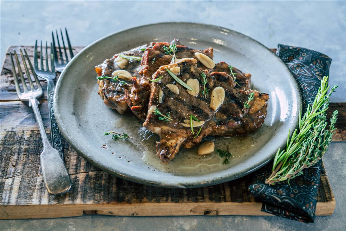 אנטריקוט על הגריל