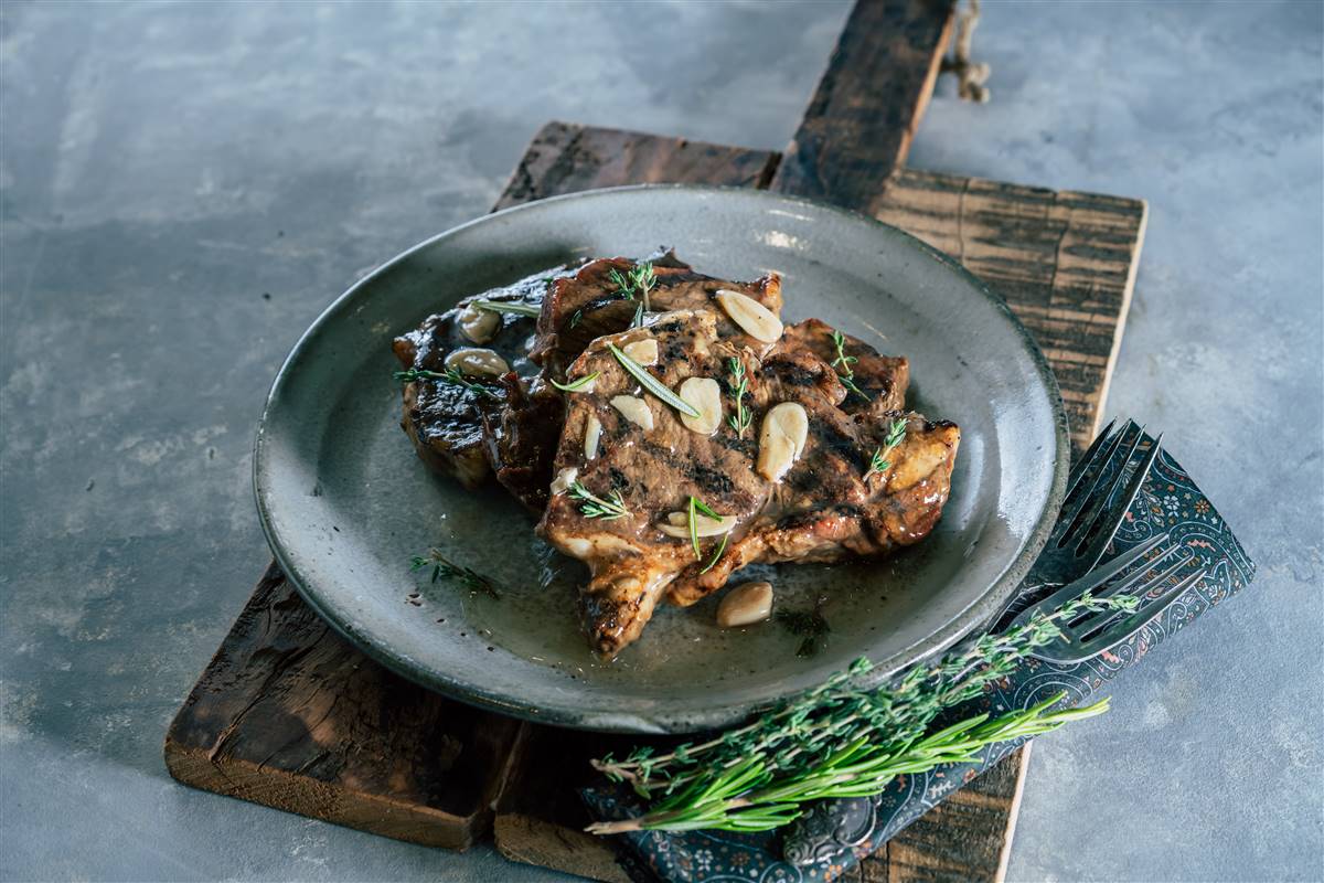 אנטריקוט על הגריל