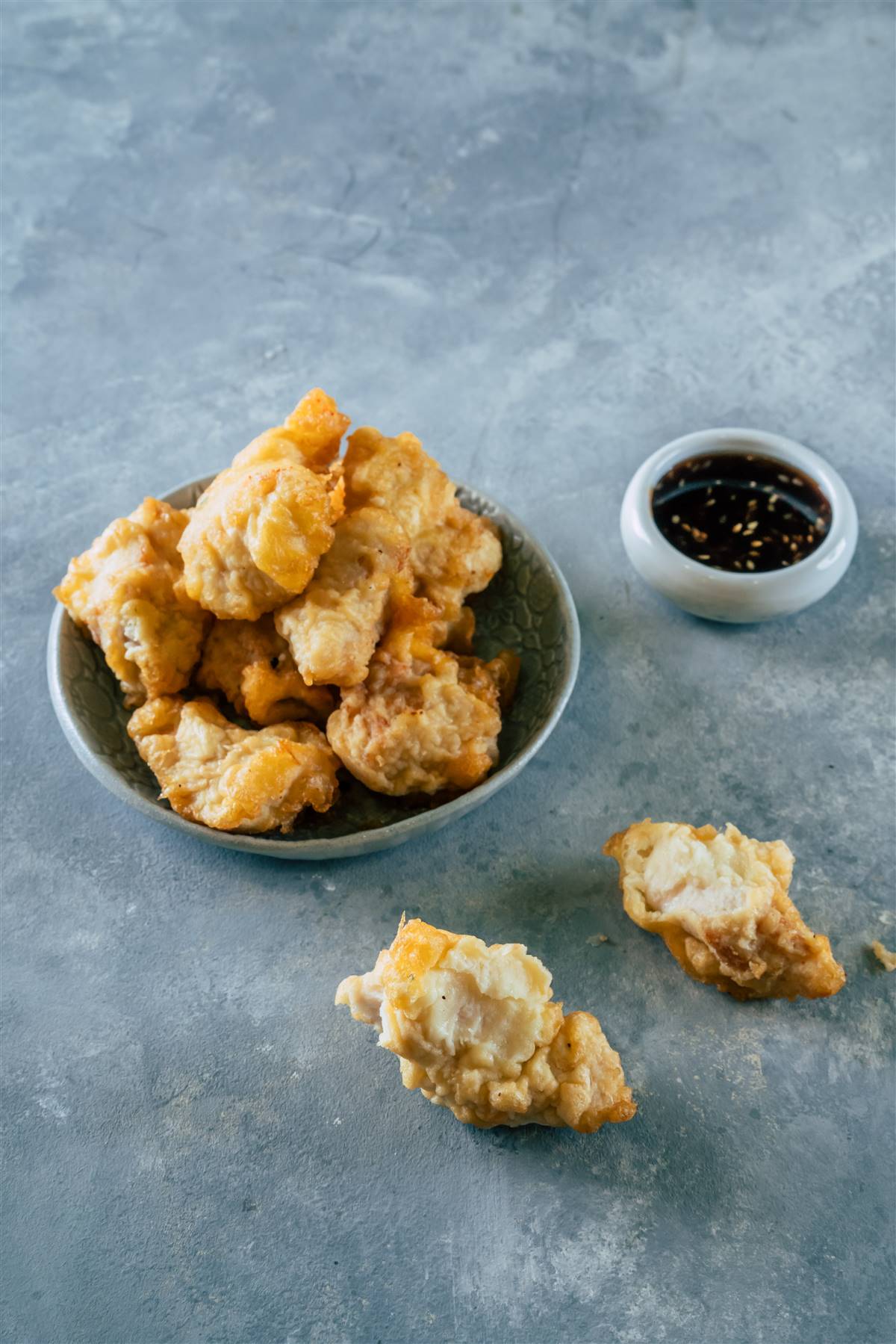 נתחוני חזה עוף בטמפורה