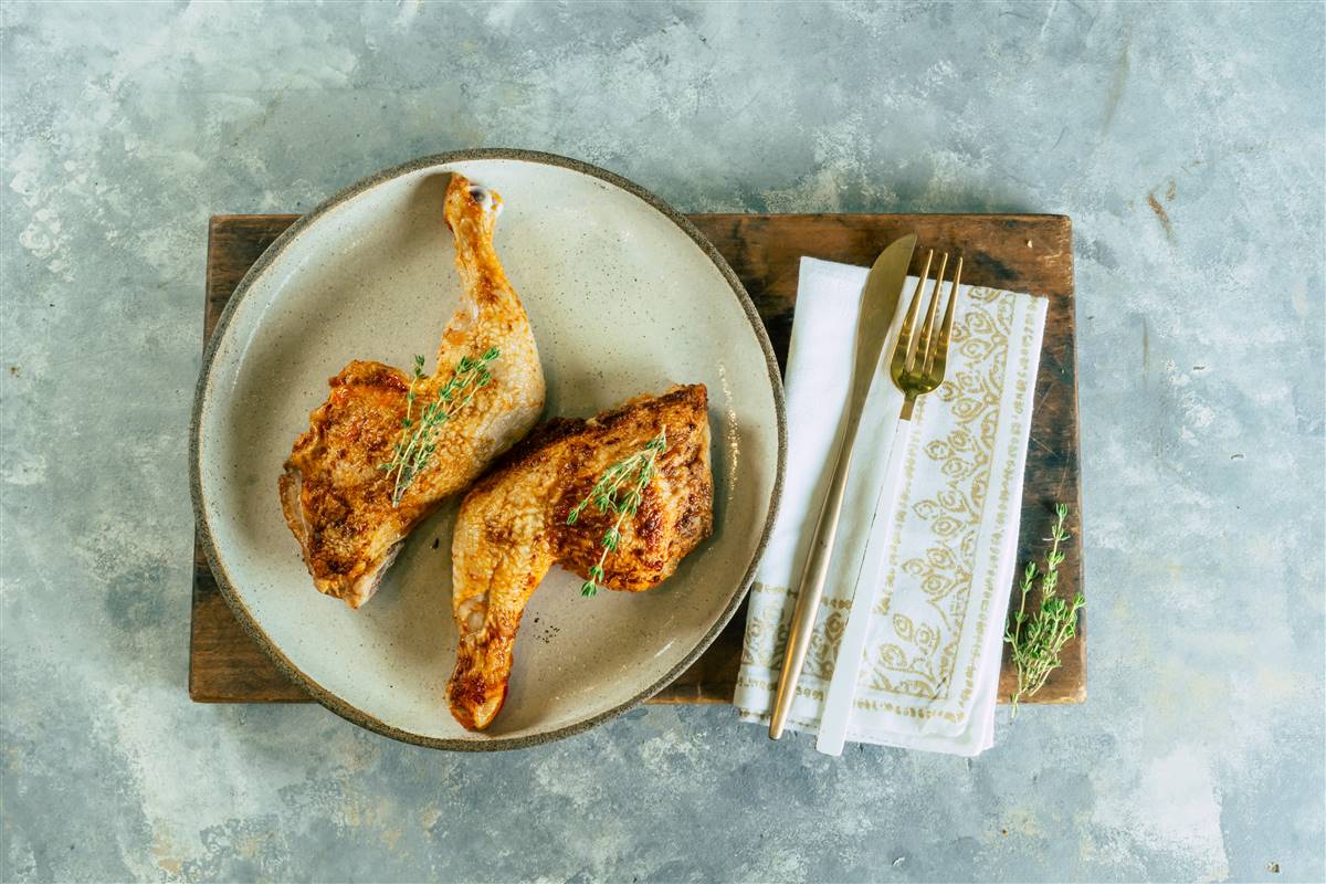 רבע עוף בתיבול גריל