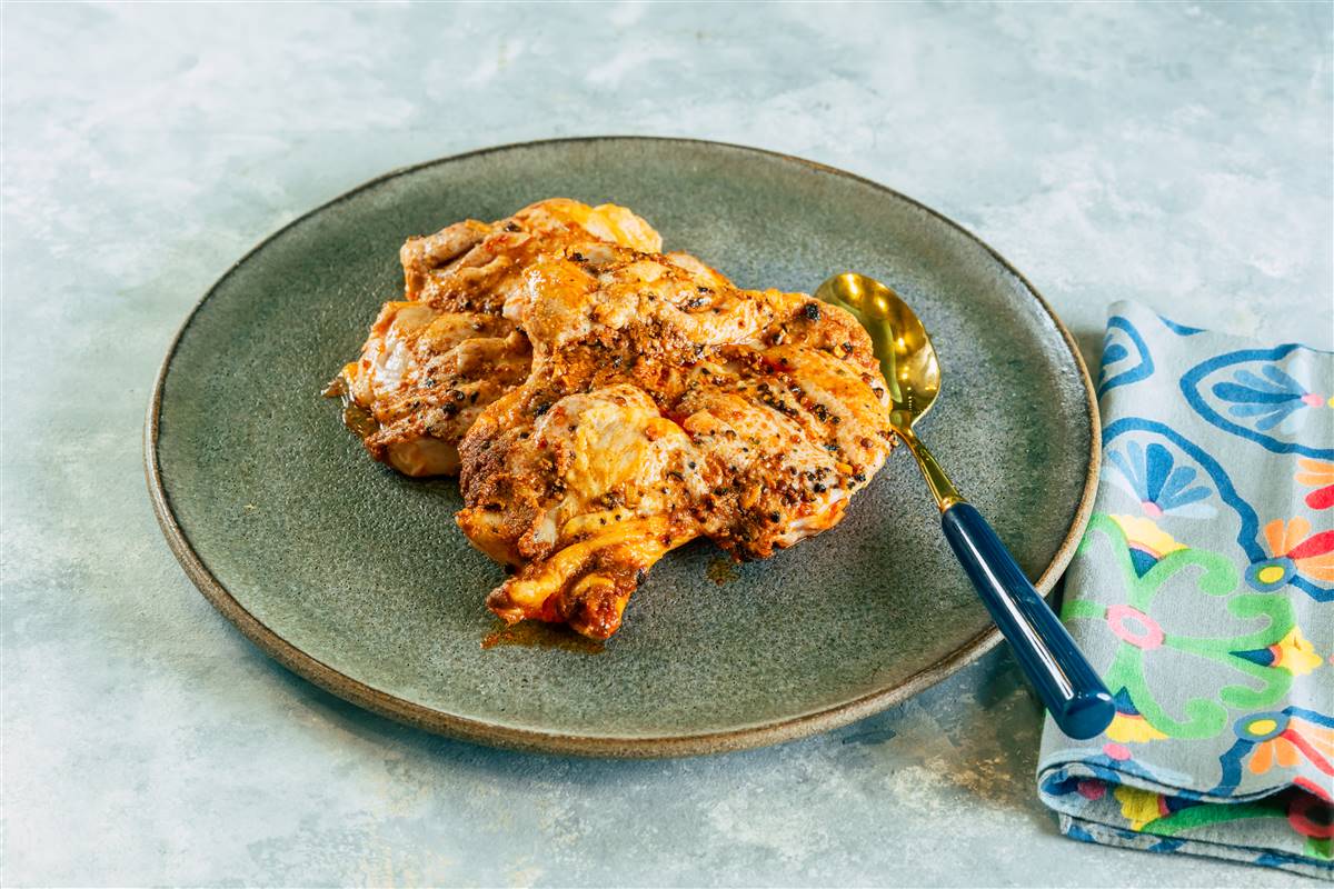 סטייק פרגית בתערובת תיבול גריל