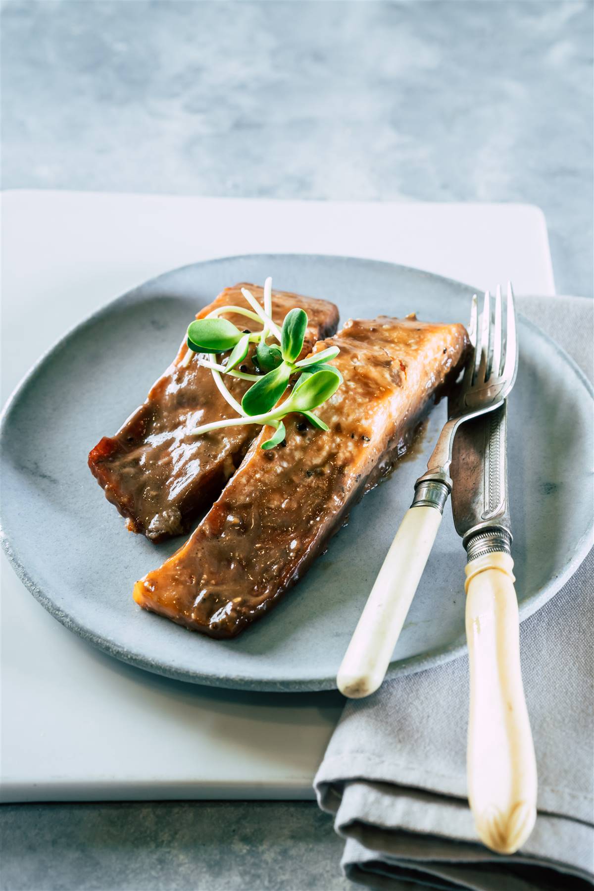 פילה סלמון ברוטב טריאקי