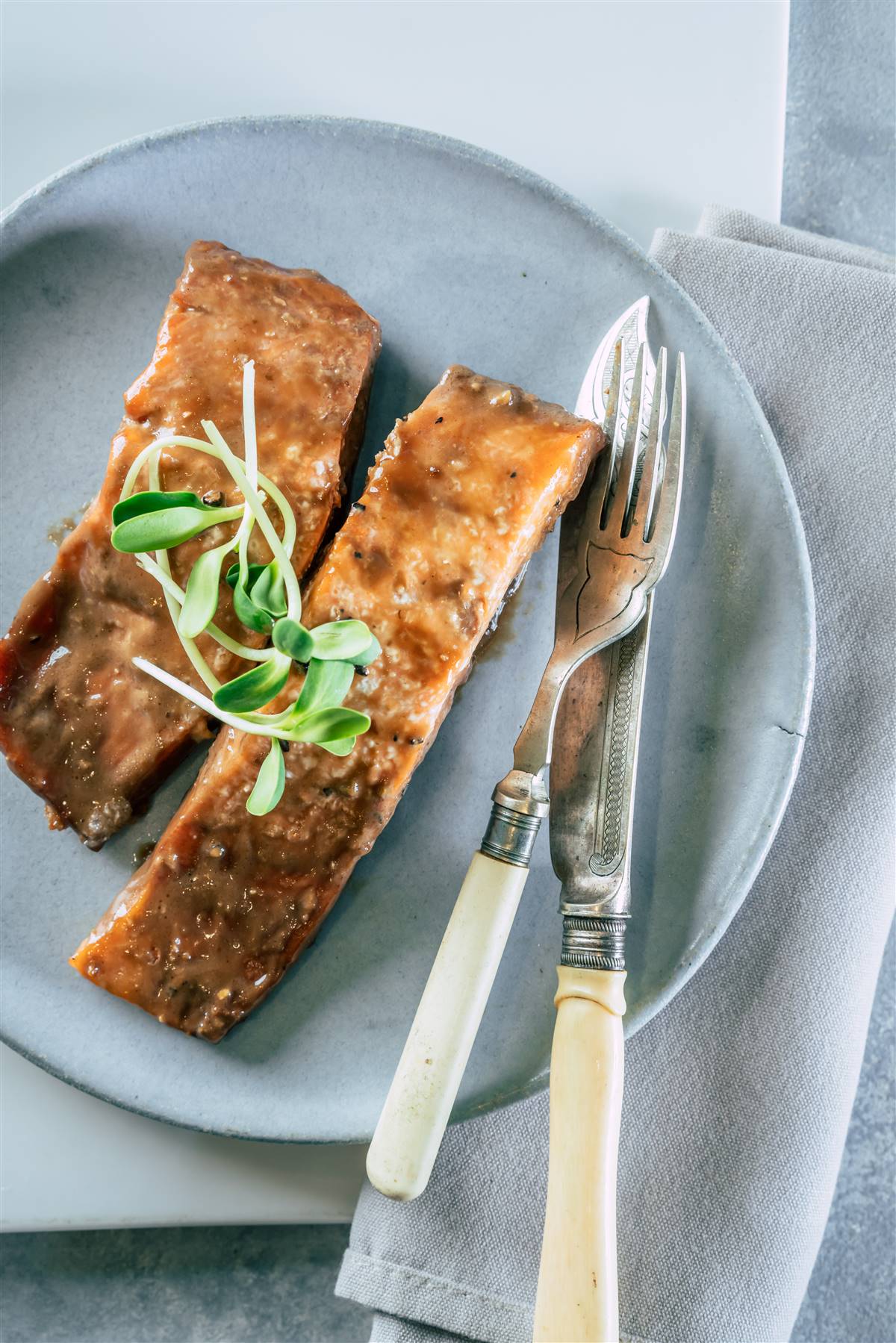 פילה סלמון ברוטב טריאקי