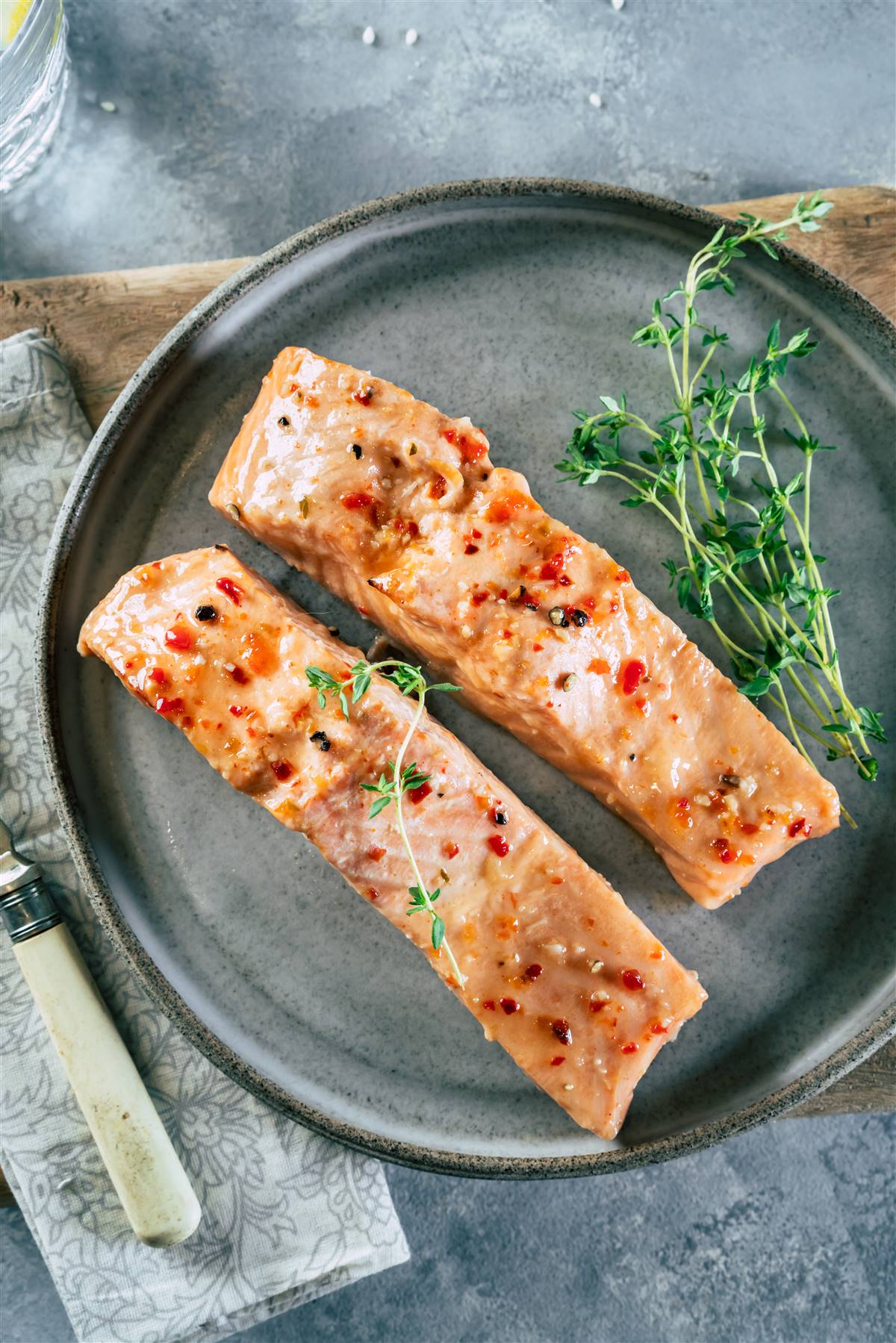 פילה סלמון ברוטב צ'ילי מתוק