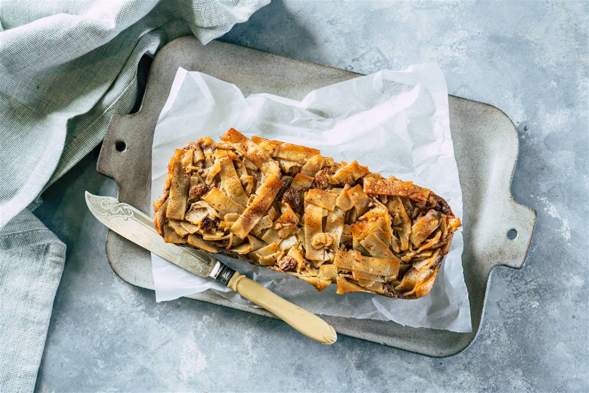 קוגל איטריות מתוק בניחוח קינמון