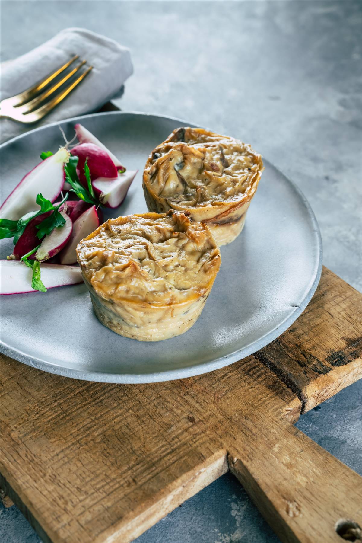 פשטידת פטריות שמפניון אישית