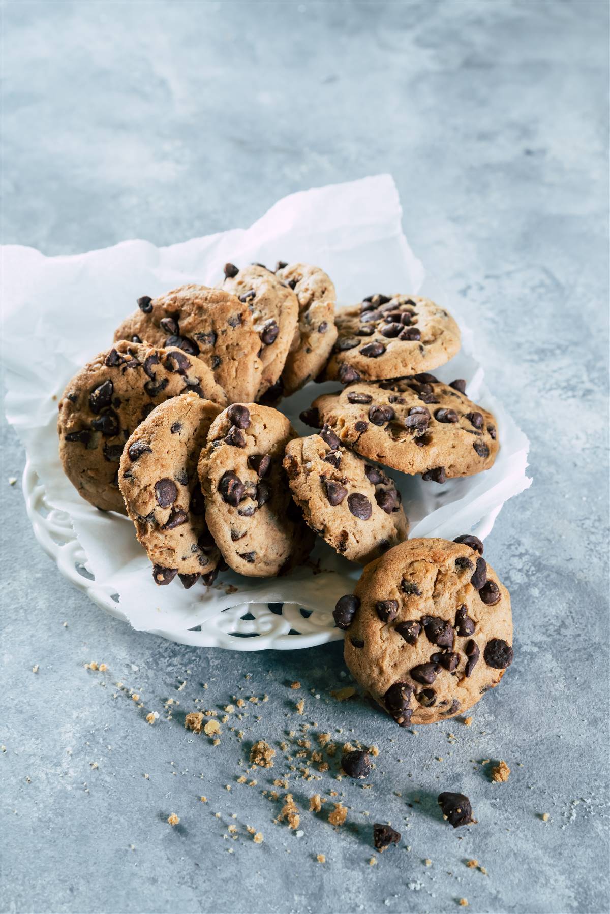 עוגיות שוקולד צ'יפס קריספי