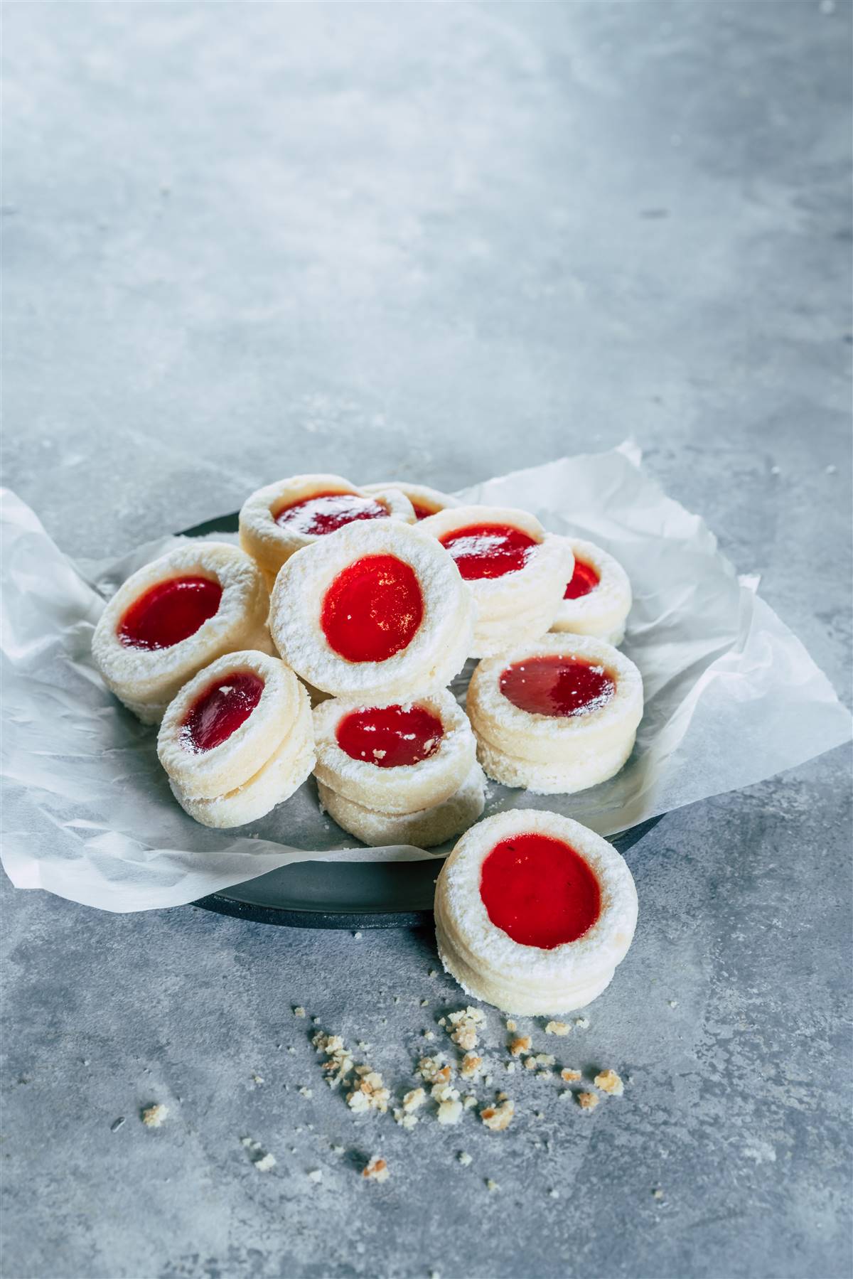 עוגיות ריבה תות