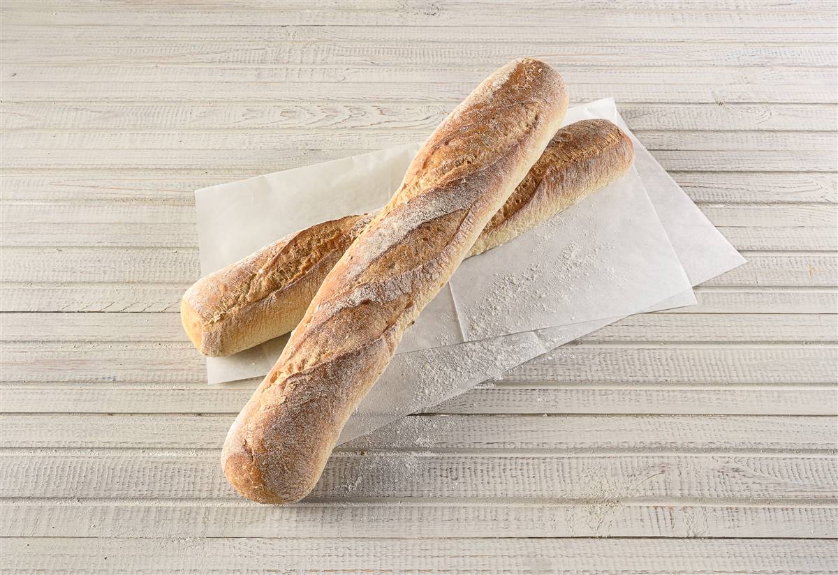 באגט אותנטי לבן אפוי קפוא