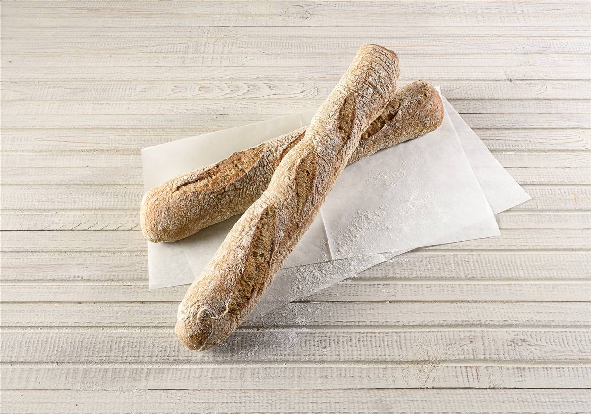 באגט אותנטי כפרי אפוי קפוא