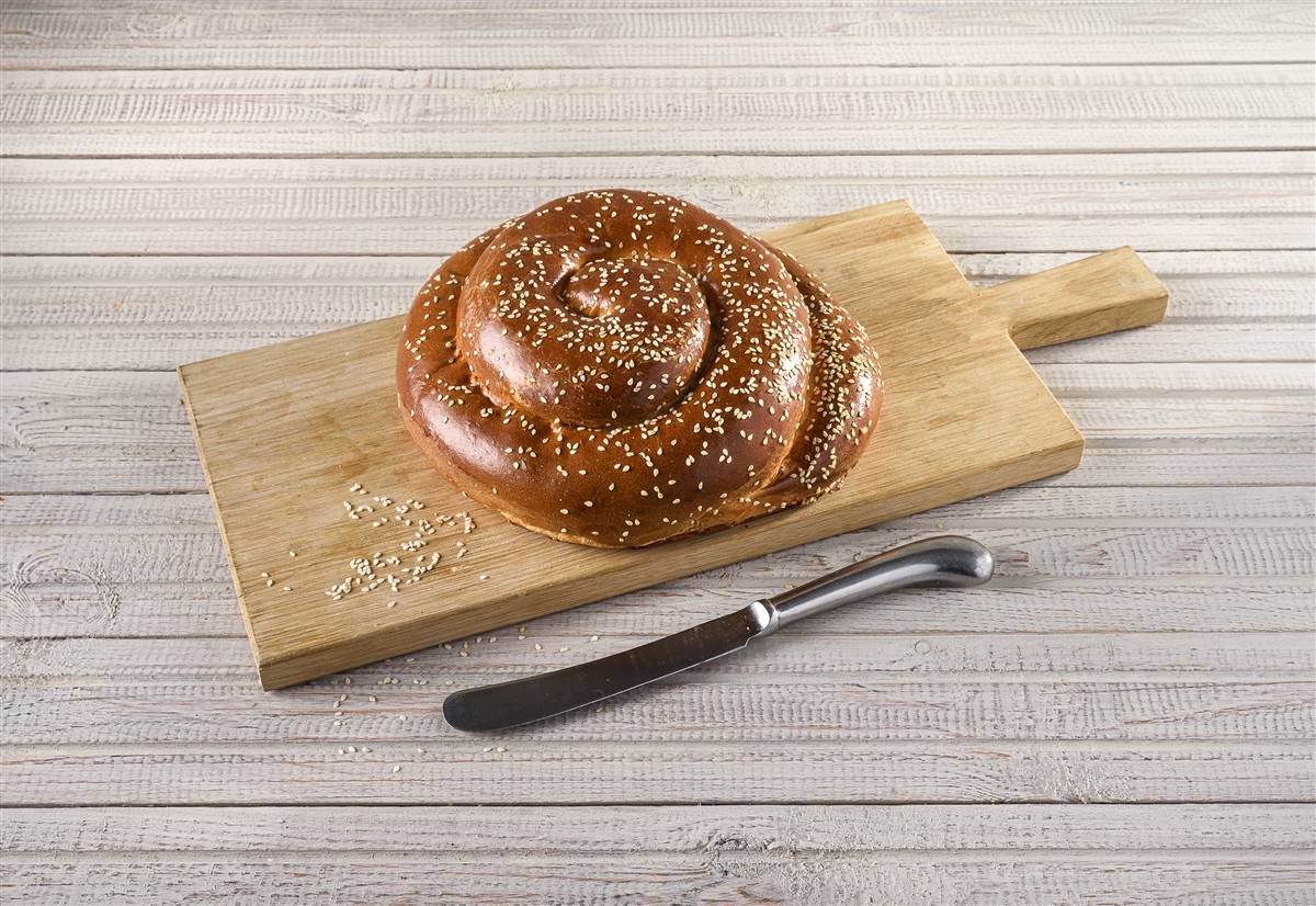חלה מתוקה עגולה