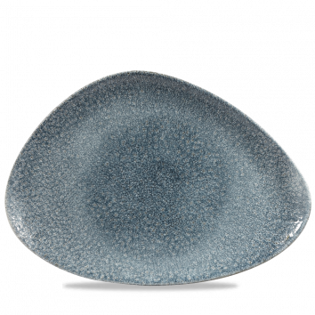 פלטה שף משולש 25*36 RAKU כחול 
