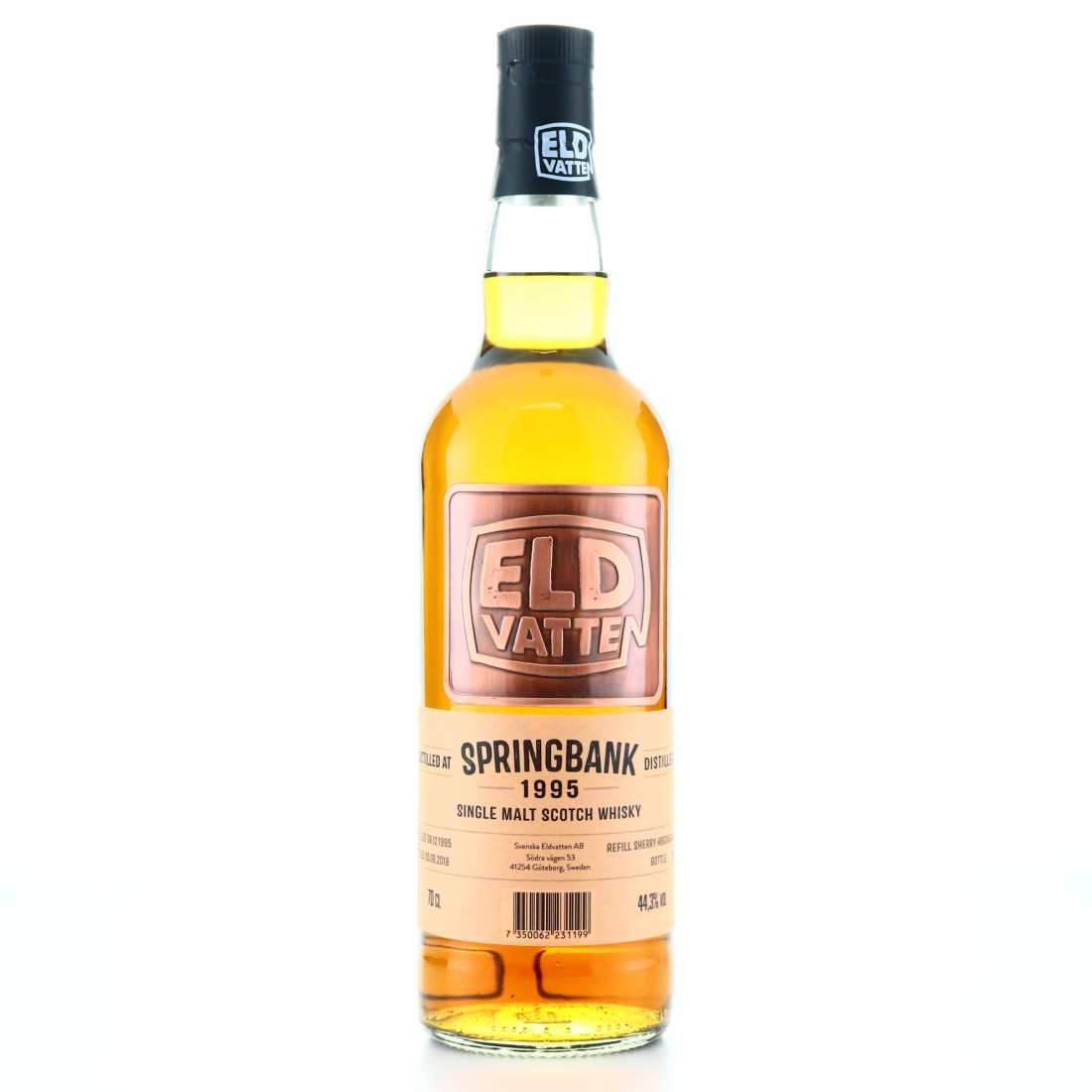 100 מ"ל Springbank 1995 Svenska Eldvatten