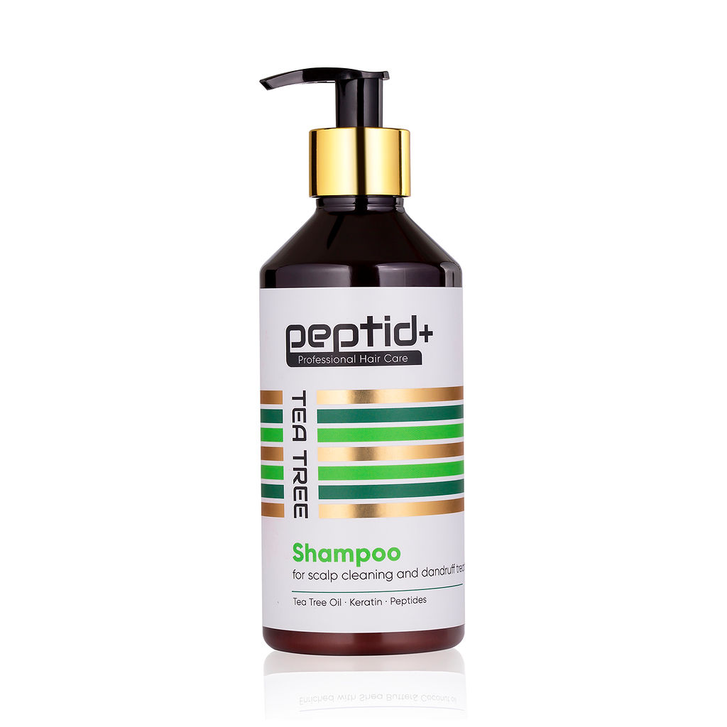 שמפו פרופשיונל שמן עץ התה לאישה פפטיד - Peptid+ Shampoo Tea Tree