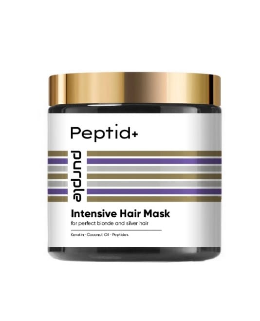 מסיכת שיער פרופשיונל סילבר לאישה פפטיד - Peptid+ Silver Hair Mask