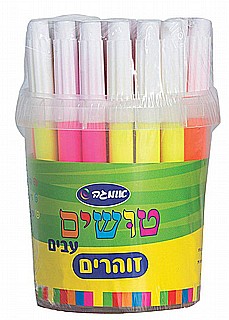 טושים עבים זוהרים