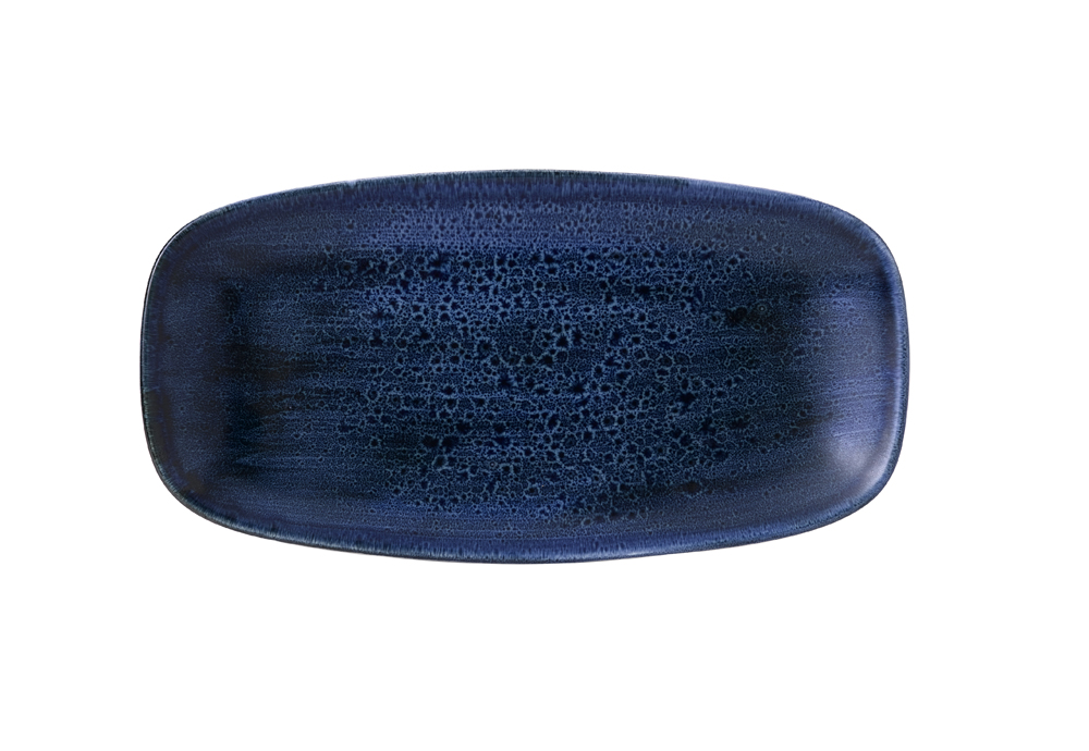 פלטה מלבנית 19*35 PLUME כחול עמוק 