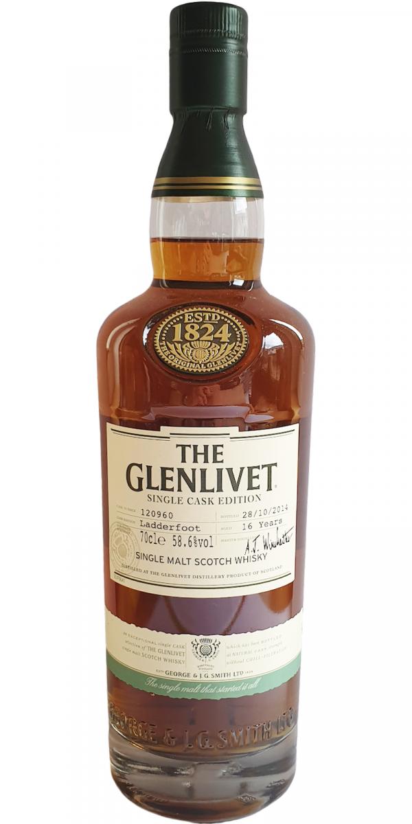 100 מ"ל Glenlivet 16 Single Cask Edition - Largue