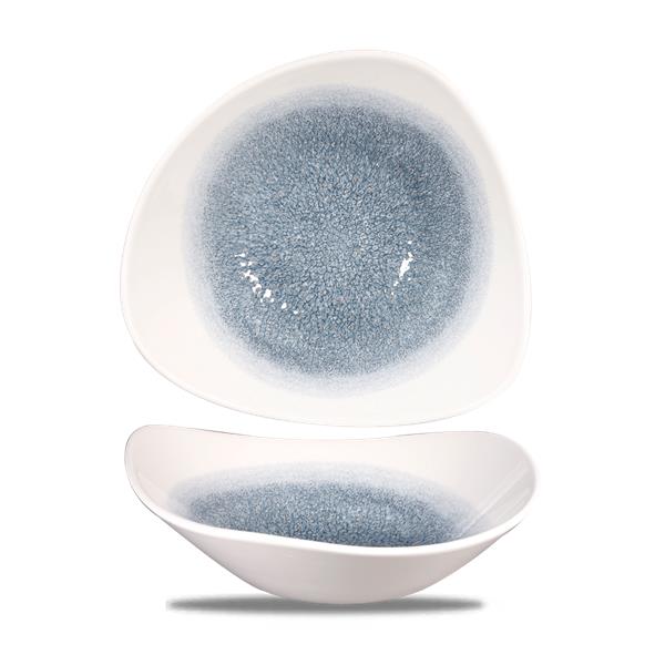 קערה משולשת RAKU 23.5 ס"מ כחול