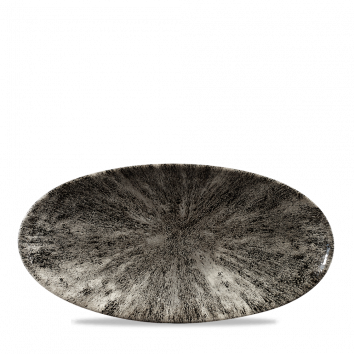 אובל שף 15*30 STONE שחור