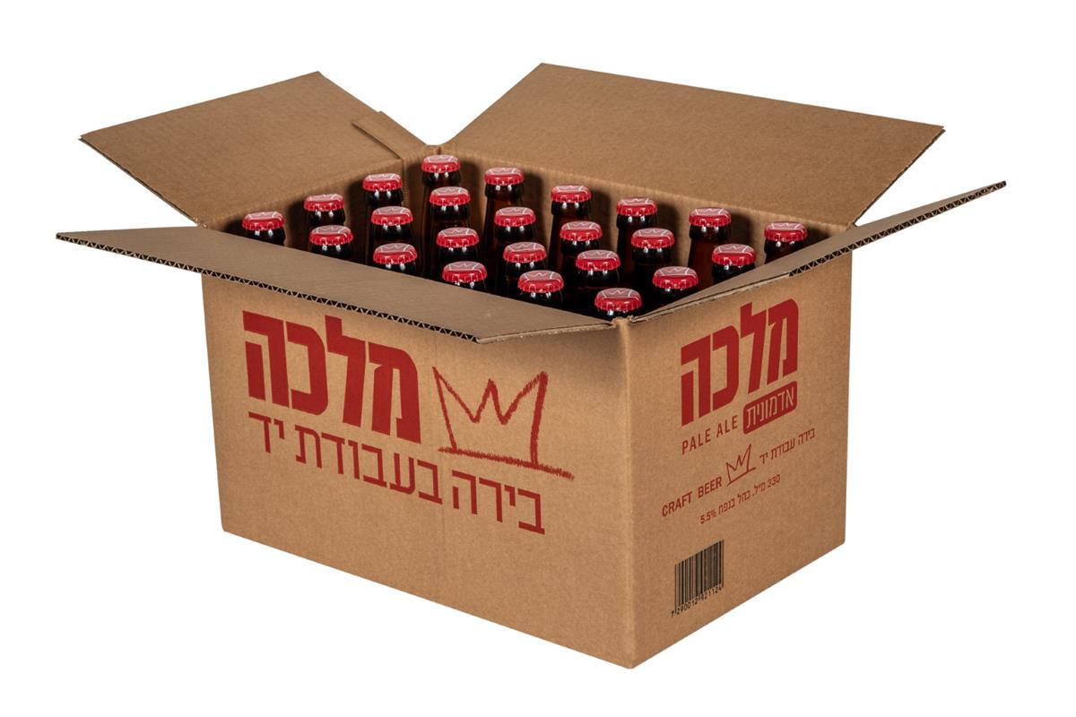 ארגז מלכה אדמונית - 24 בקבוקים
