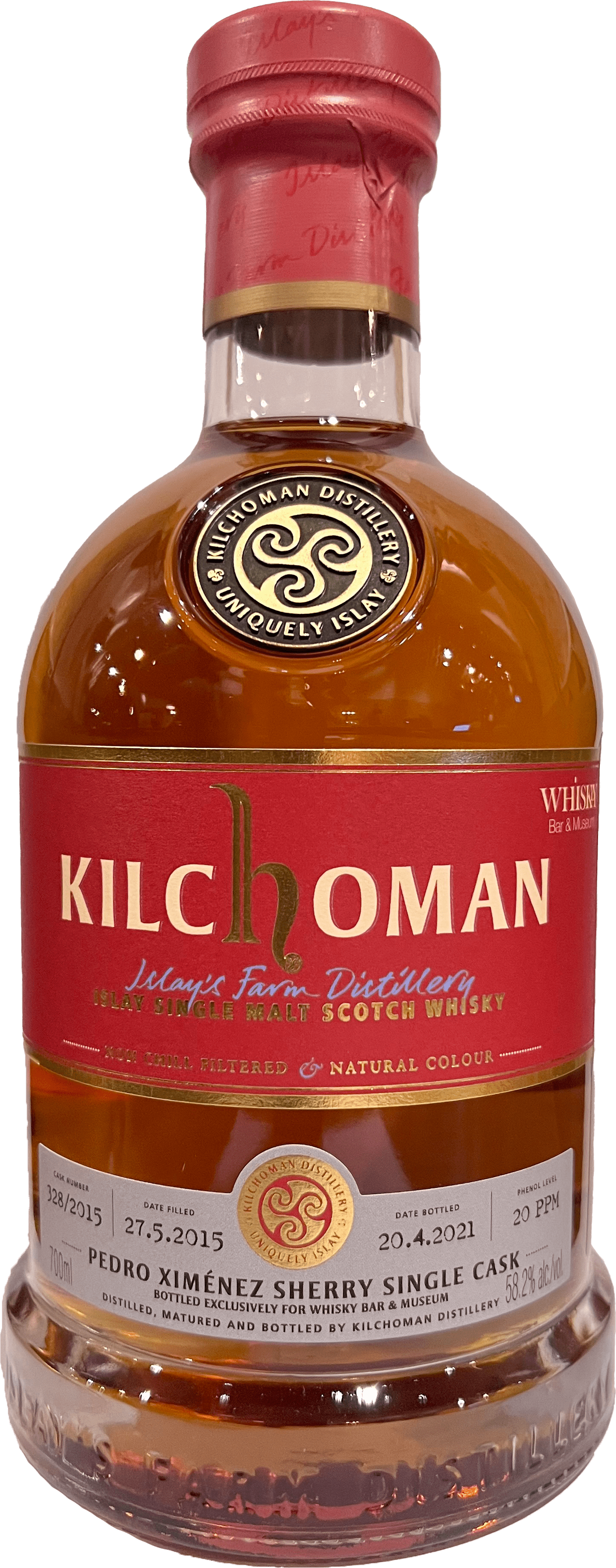 Kilchoman Pedro Ximenez. Limited Edition