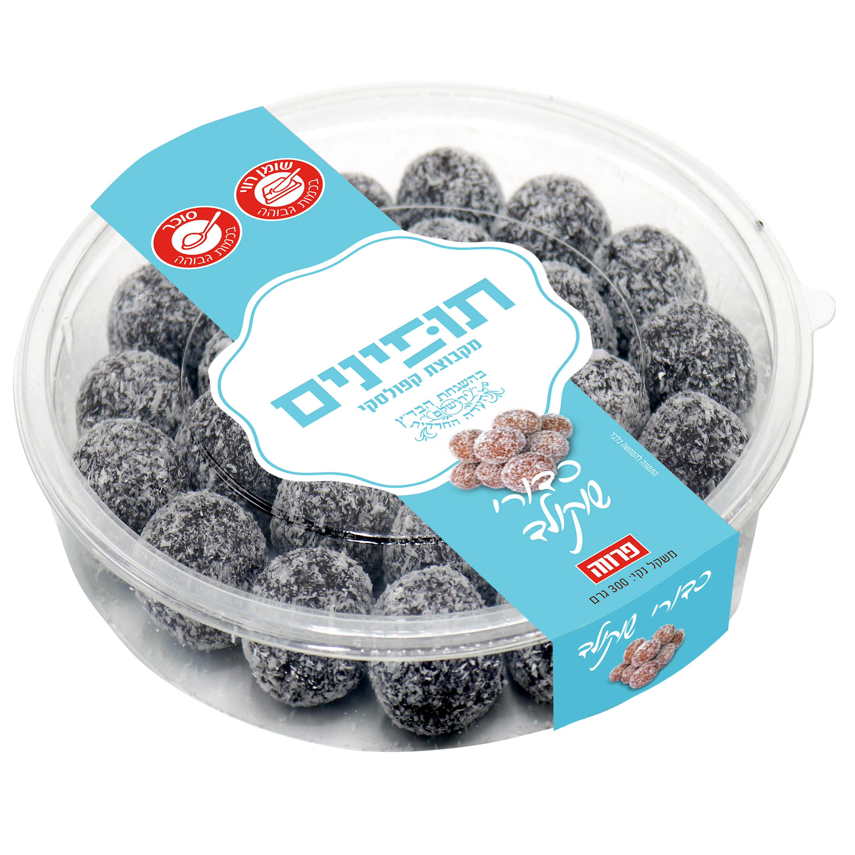 כדורי שוקולד מצופים קוקוס 280 גרם