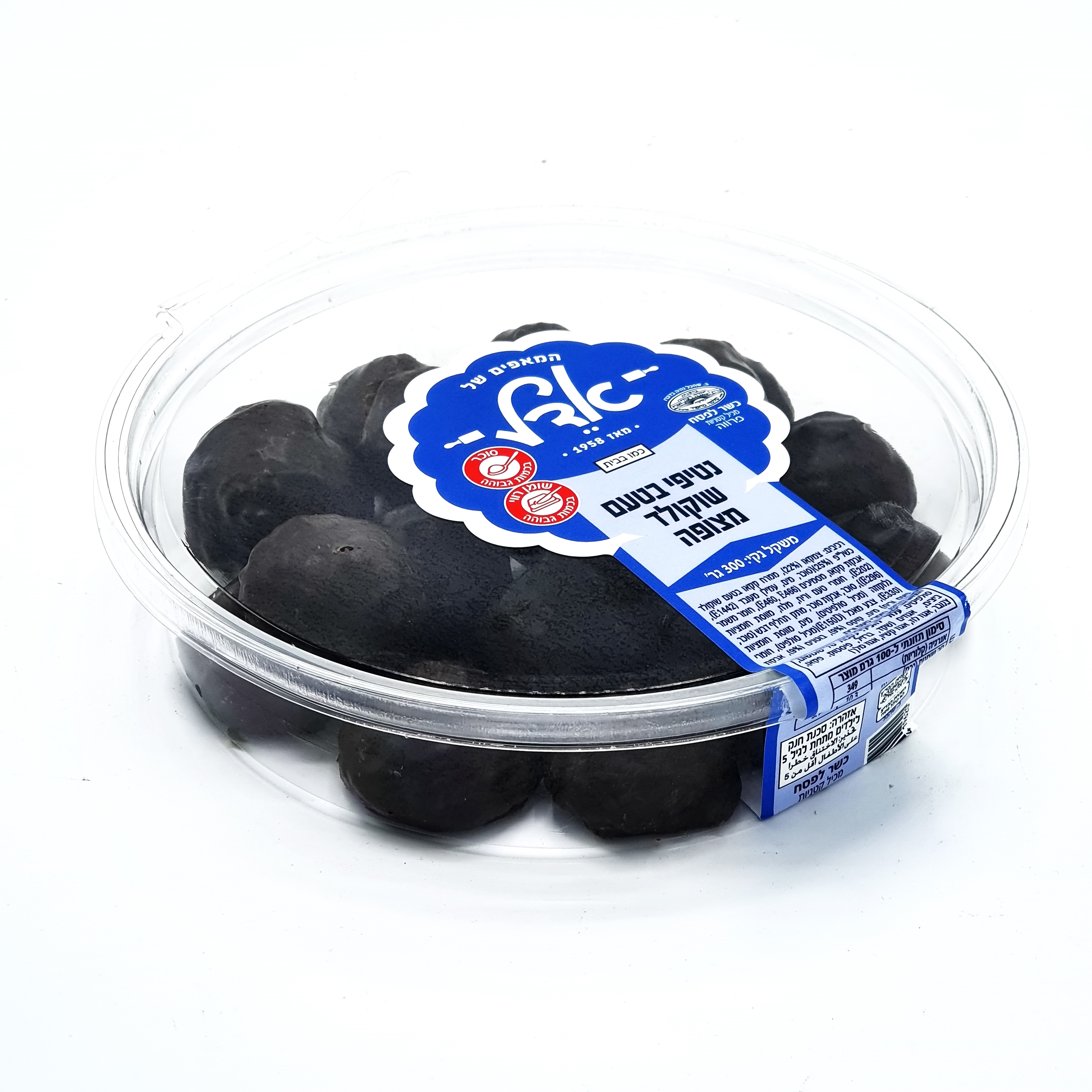 עוגיות נטיפים בטעם שוקולד מצופה כשל"פ