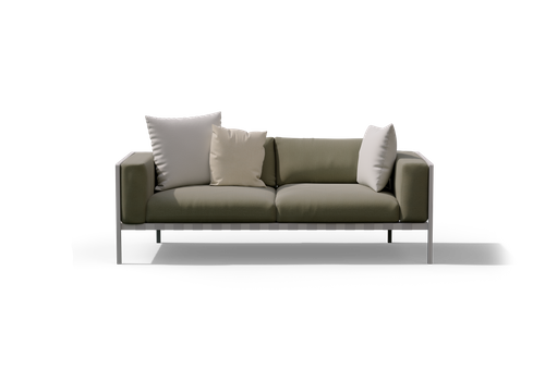 NATAL ALU 2-Seater sofa