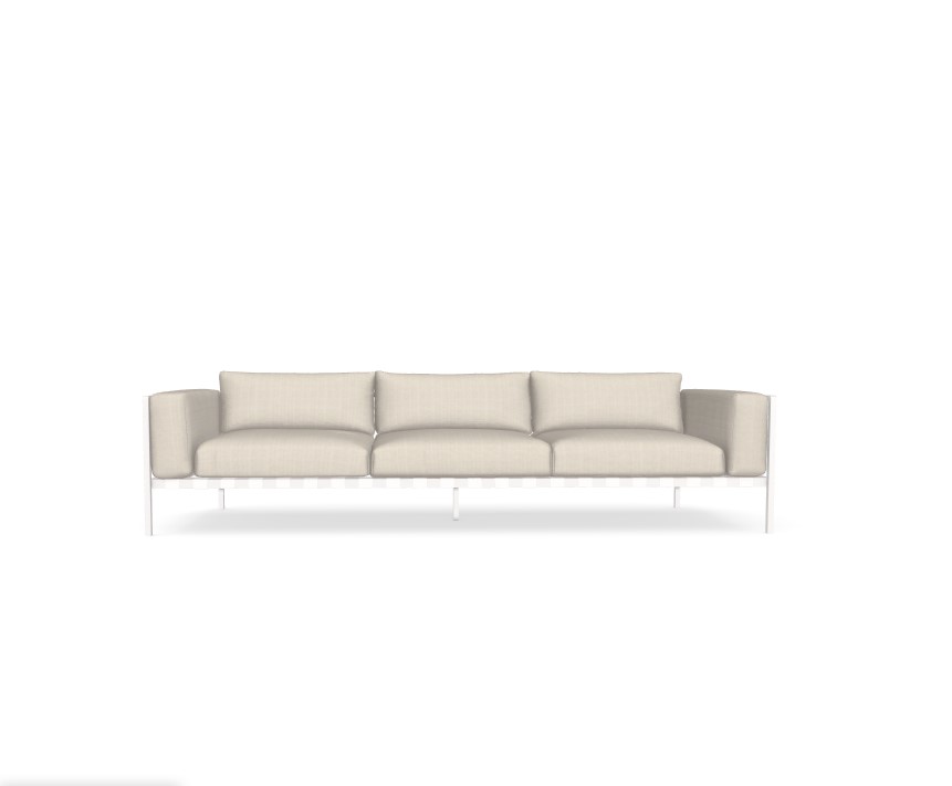 NATAL ALU 3-Seater Sofa