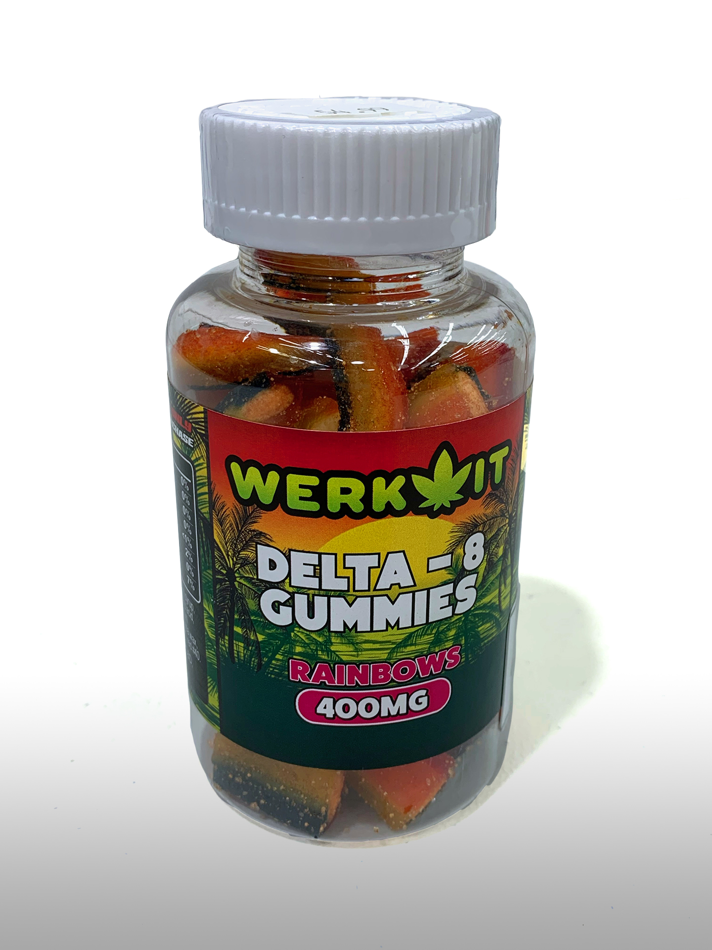 Werkit Delta 8 Gummies Rainbows 400mg