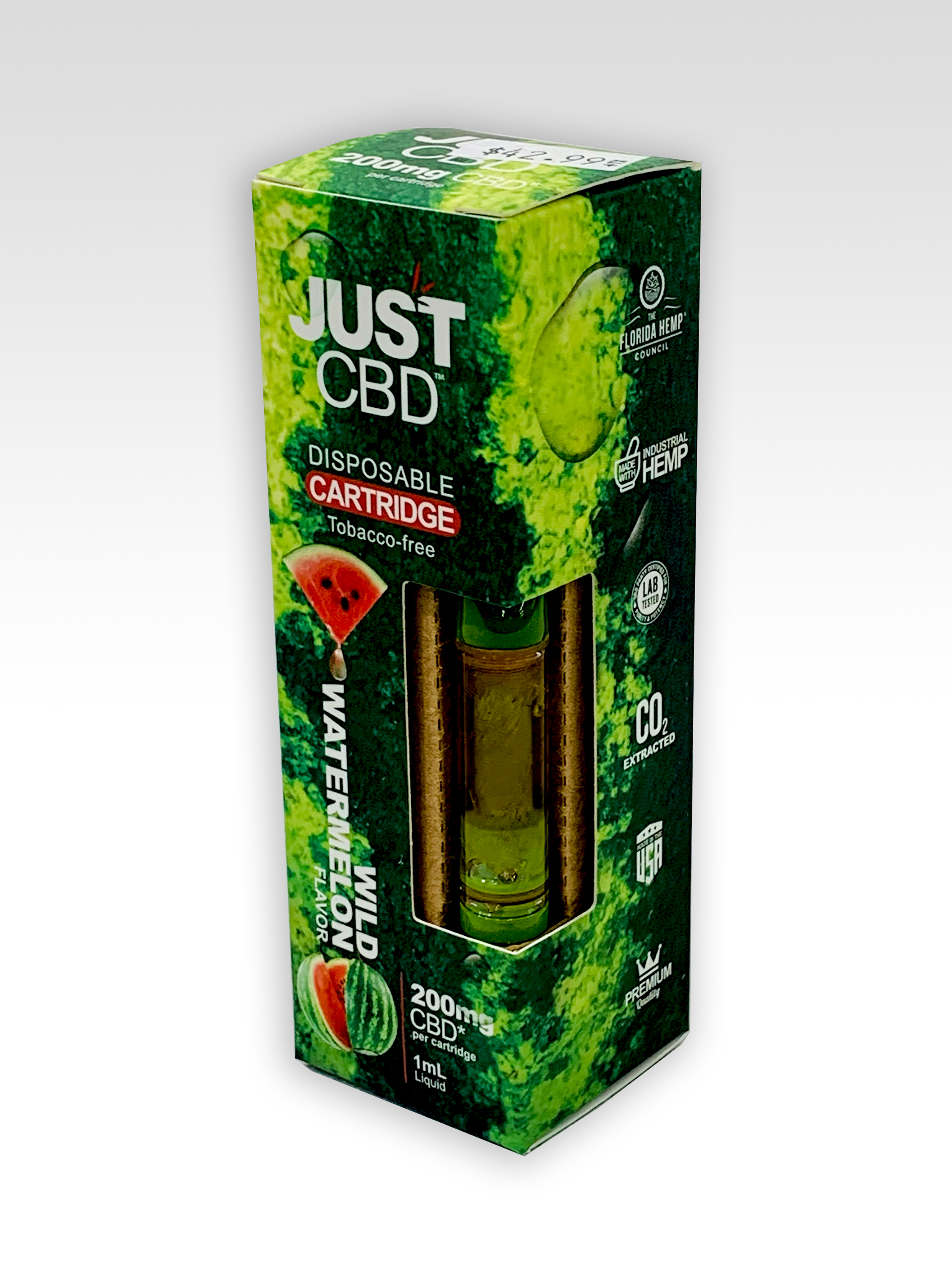 JUST CBD Wild Watermelon Disposable Cartridge 200mg CBD