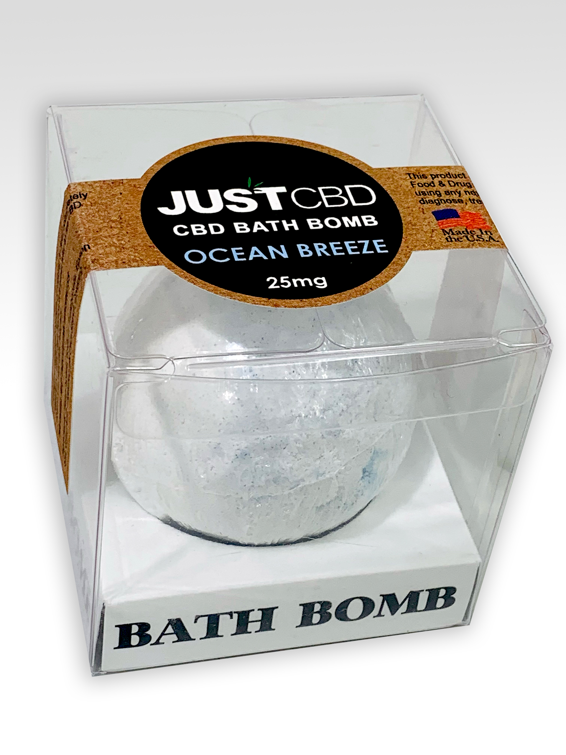 JUST CBD Bath bomb Ocean Breeze 25mg