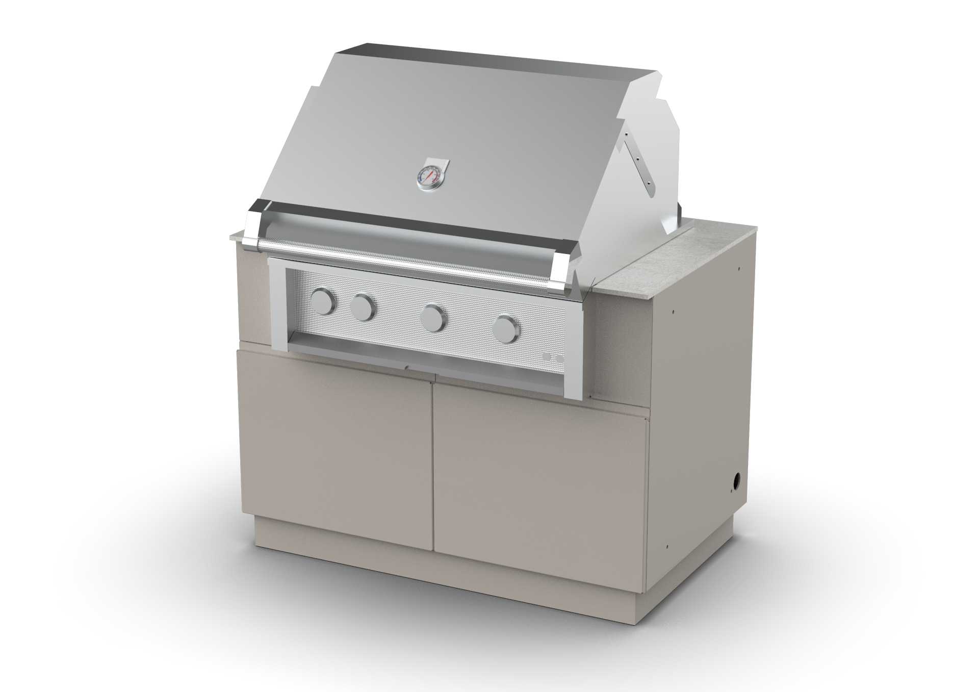 Unica Cabinet 48 Inch + Hestan 36 Grill