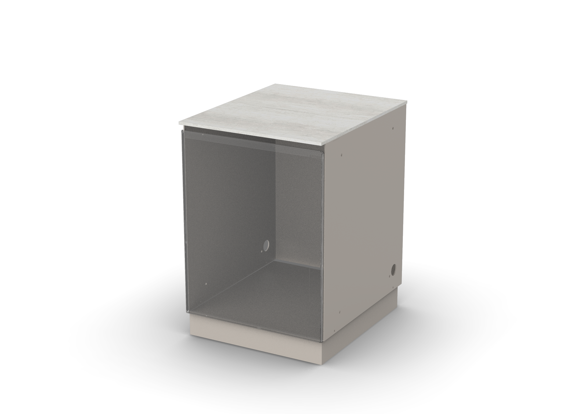 Unica Back cover for fridge 24 Inch with glass door