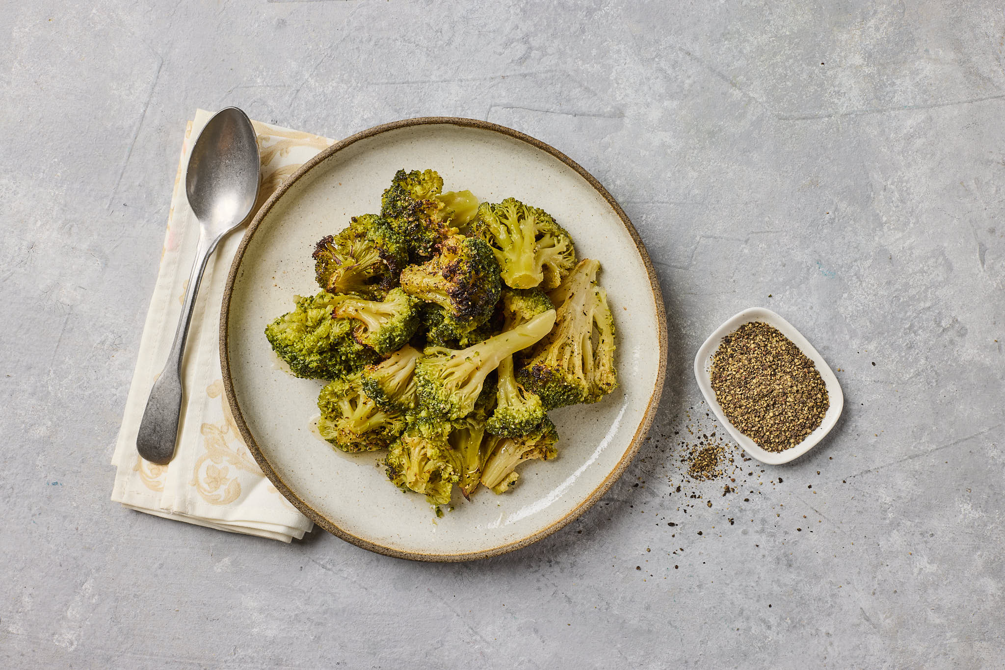 Gently seasoned broccoli – aluminum pan, 650 ml