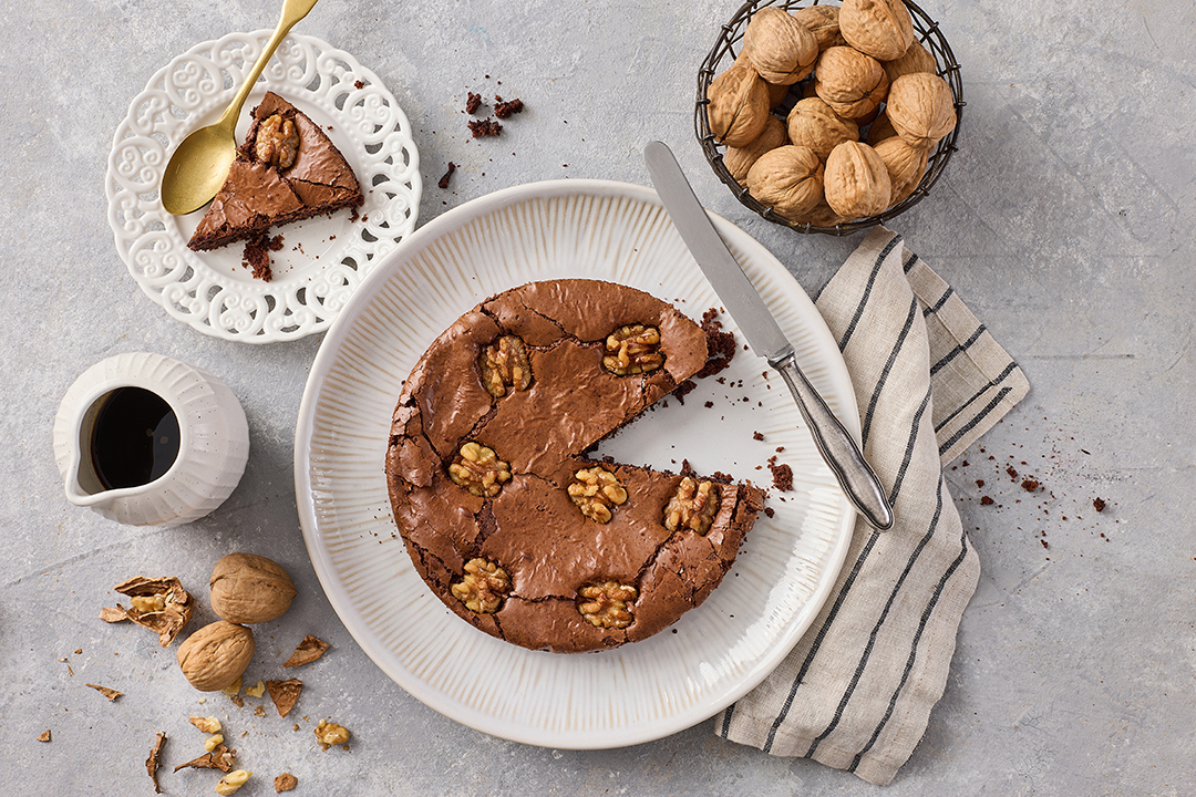 Rich Belgian Chocolate brownies with walnuts – Parve