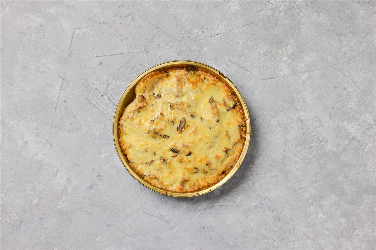 Cheese Quish – round aluminum pan, 19 cm diameter
