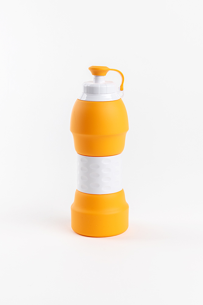 580ml Foldable pressable silicone bottle