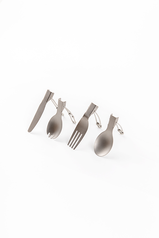 Foldable Titanium  Cutlery