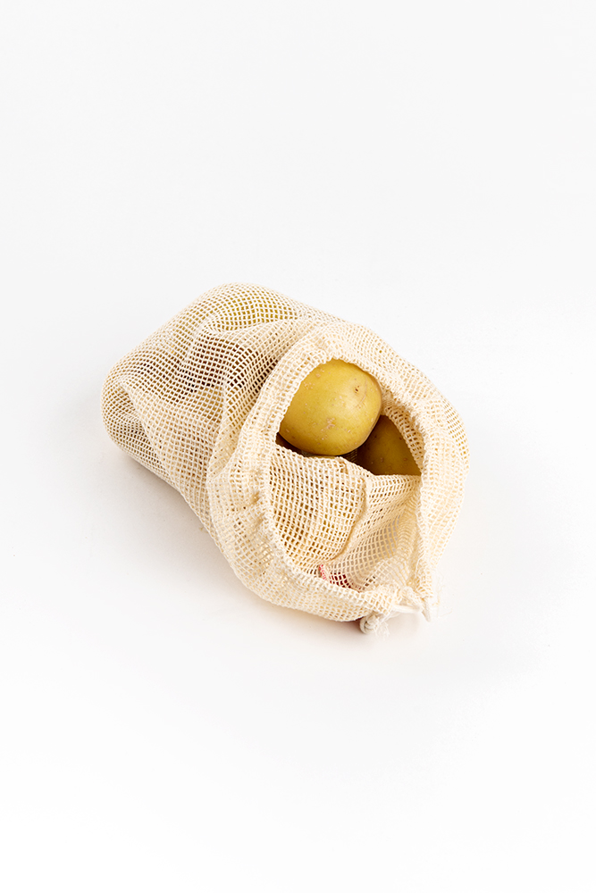 סט תיקי רשת מכותנה 