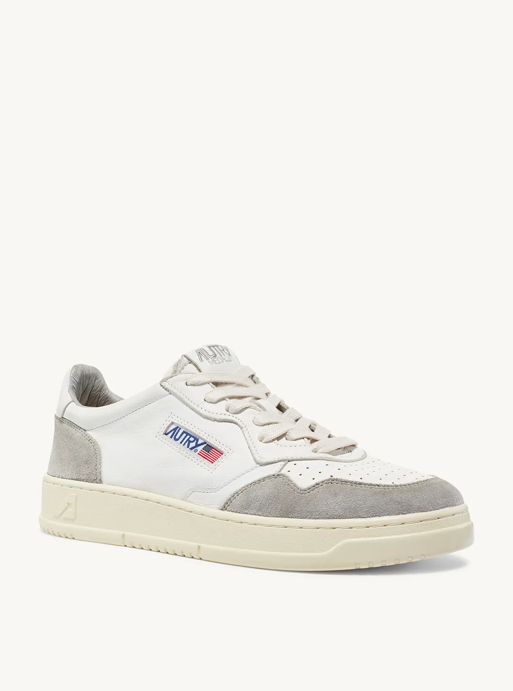 MEDALIST LOW MAN GOAT/SUEDE WHT/GREY