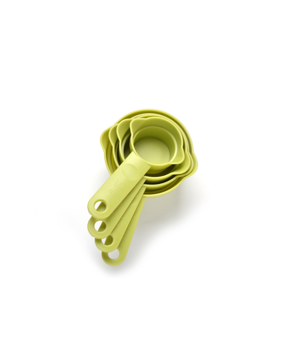 Set of 7 measuring cups and 6 measuring spoons, stainless steel