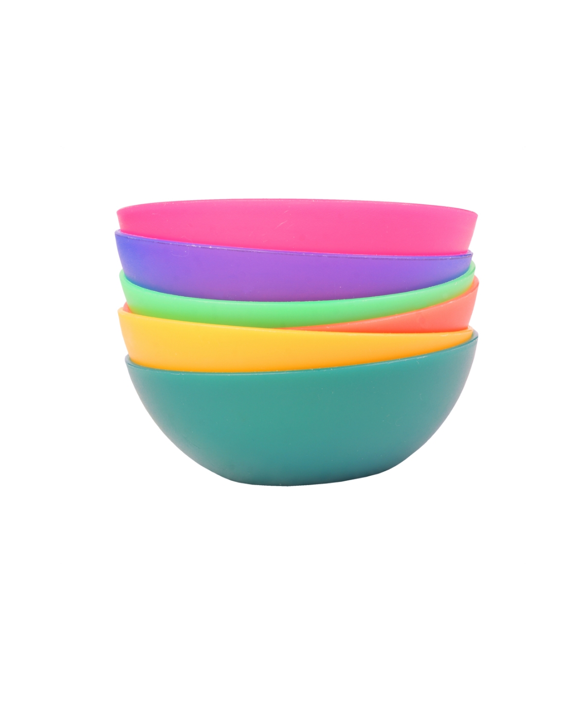 Set of 7 Stainless Steel Salad Bowls with Lids – Various Sizes
