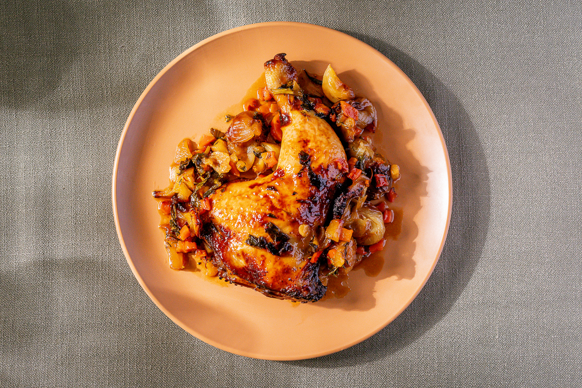 עוף תפוח בדבש