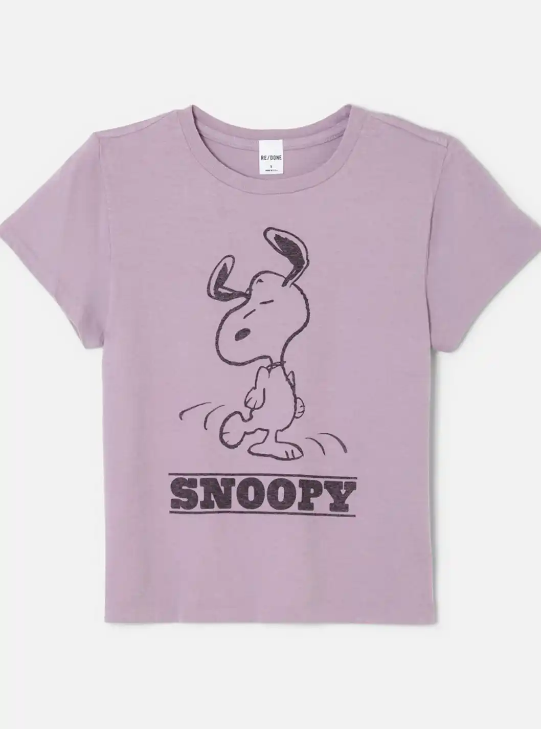 RE/DONE-CLASSIC TEE SNOOPY DANCING