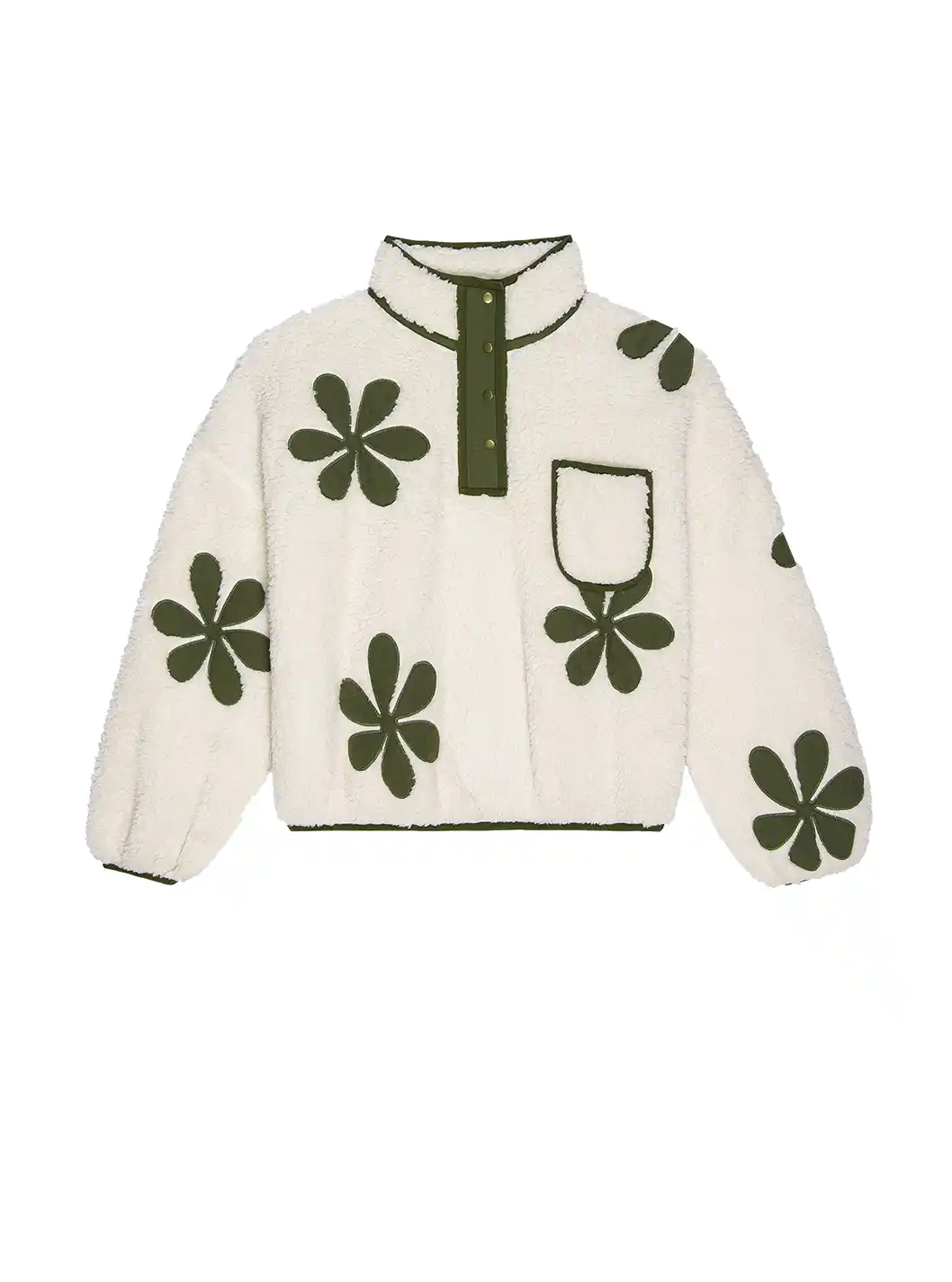 THE PATCH POCKET COUNTRYSIDE PULLOVER W/ DAISY APP