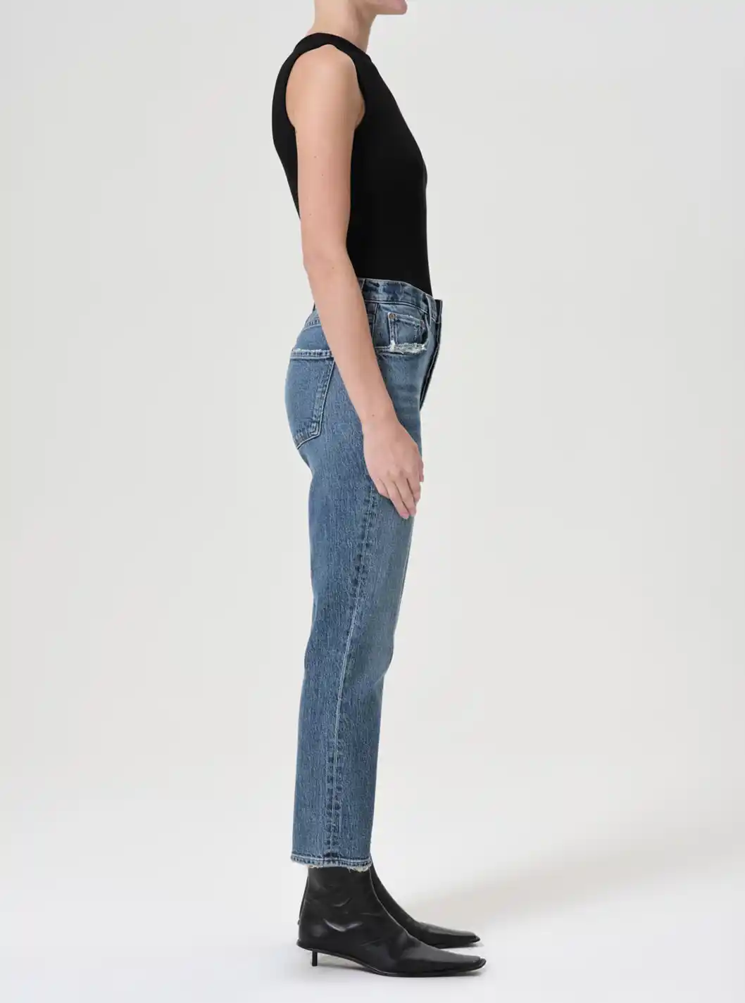 RILEY CROP HIGH RISE STRAIGHT