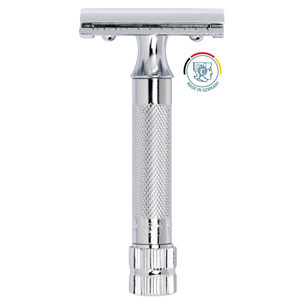 מכשיר גילוח ידית קצרה ועבה MERKUR 34C |  Double Edge